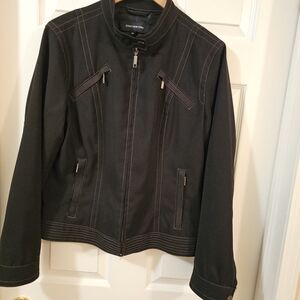 Jones New York Black Utility Jacket